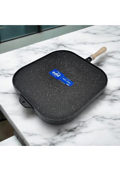 Eda Döküm Kare Gözleme Tavası 34X34 cm Siyah indirimleri