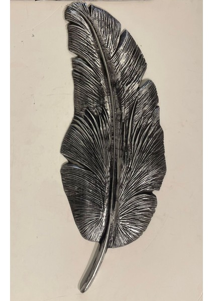 Dekoratif Polyester Tekli Duvara Asmalı Yaprak Gümüş Eskitme modelleri