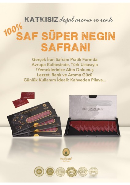 Organik Iran Safran Tozu 5gr modelleri