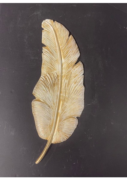 Dekoratif Polyester Ikili Duvara Asmalı Yaprak Set Krem Eskitme indirimleri