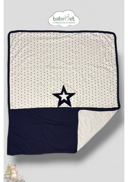 %100 Pamuk 10 Parça Yenidoğan Hastane Çıkış Seti – Yıldız Nakışlı Doğal