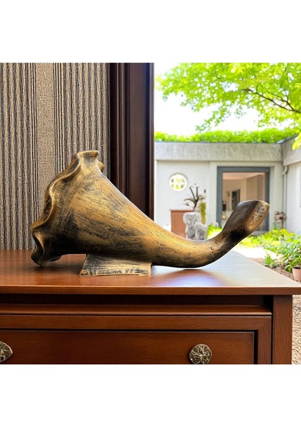 Dekoratif Polyester Akustik Gramofon Gold-Siyah Eskitme fiyatları