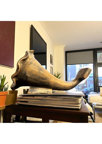 Dekoratif Polyester Akustik Gramofon Gold-Siyah Eskitme fırsatları