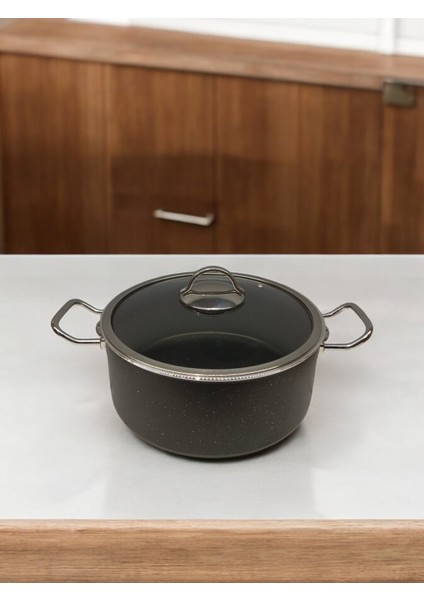 Tuna House Granit Derin Tencere 20 cm Siyah modelleri