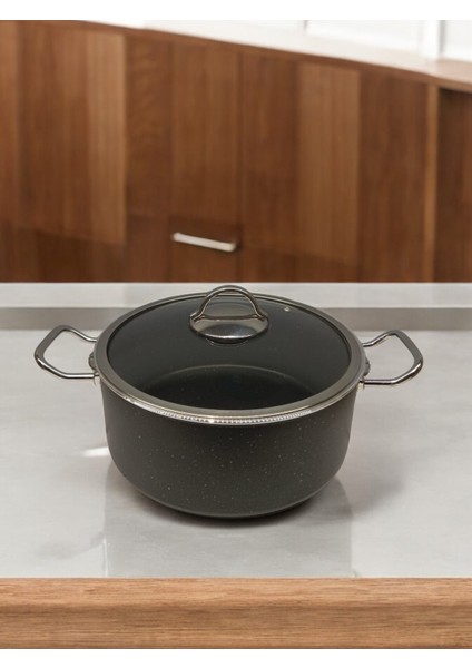 Tuna House Granit Derin Tencere 20 cm Siyah fırsatları