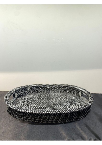 Dekoratif Polyester Üçlü Elma-Armut-Tepsi Set Gümüş Siyah Eskitme modelleri