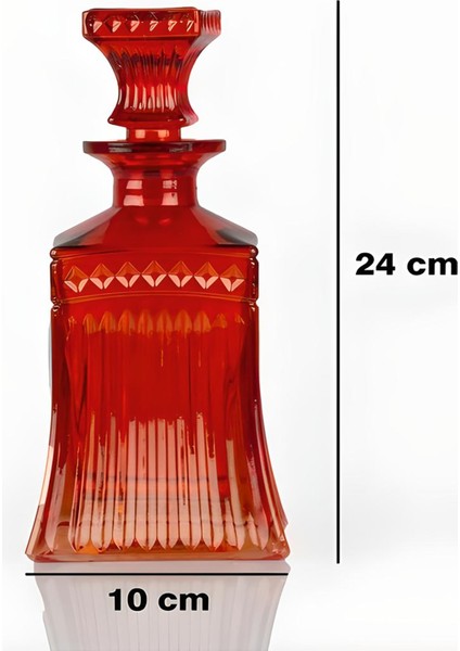 Koyu Turuncu Işıltı Kristal Şişe – Dekoratif Ev Aksesuarı modelleri