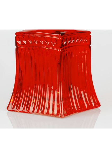 Koyu Turuncu Işıltı Kristal Şişe – Dekoratif Ev Aksesuarı fırsatları