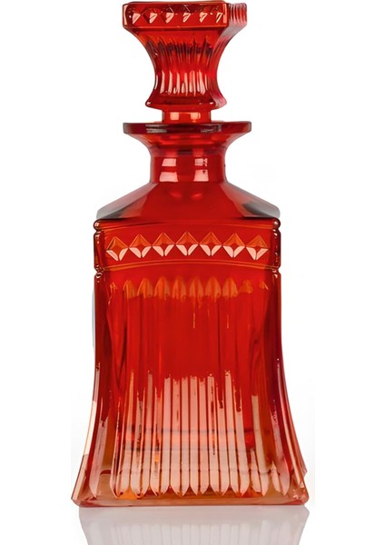 Koyu Turuncu Işıltı Kristal Şişe – Dekoratif Ev Aksesuarı indirimleri