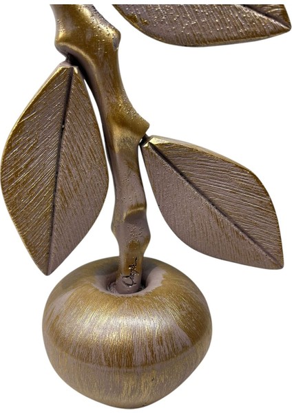 Dekoratif Polyester Tekli Dallı Elma Biblo Vizon Eskitme fırsatları