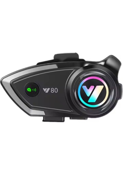 Y80 Intercom Bluetooth Motosiklet Kask Kulaklığı Uyumlu Intercom Kulaklık