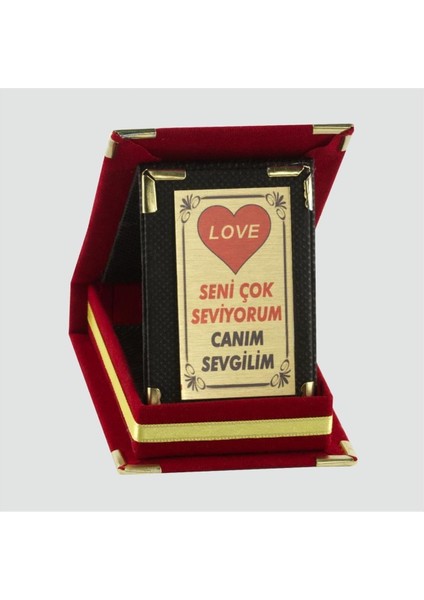 Sepetim Canım Sevgilim Plaketi-Kırmızı fiyatları