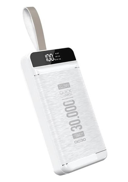 Powerway QC30 30000 Mah Di̇ji̇tal Göstergeli Ekran Powerbank