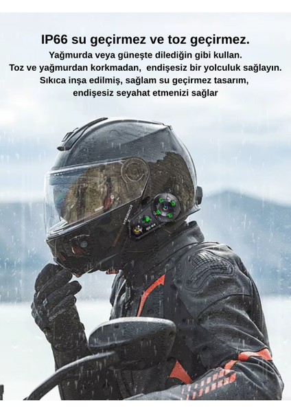 D2-6x 1000M Mesafeli 6 Kanallı Intercom Bluetooth Motosiklet Kask Kulaklığı Intercom Kulaklık fırsatları