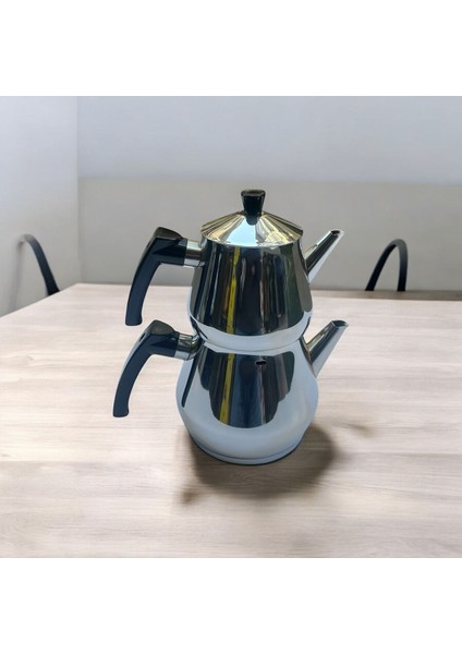 Bambum Harmony Orta Boy Çelik Çaydanlık Takımı Siyah fiyatları