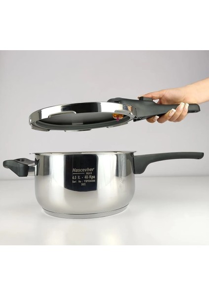 Hascevher Orion Bionet Düdüklü Tencere 6 Lt