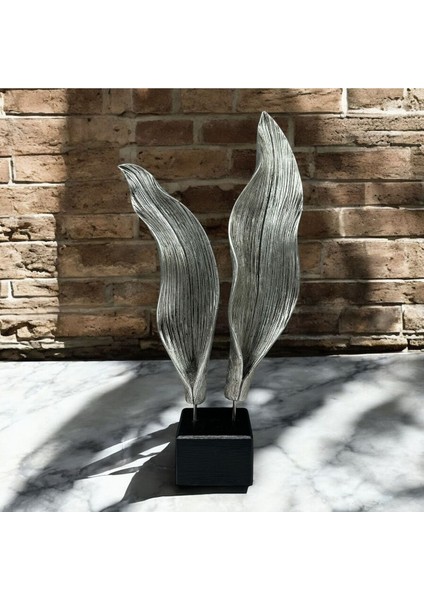 Dekoratif Polyester Ikili Yaprak Aksesuar Gümüş Eskitme fiyatları