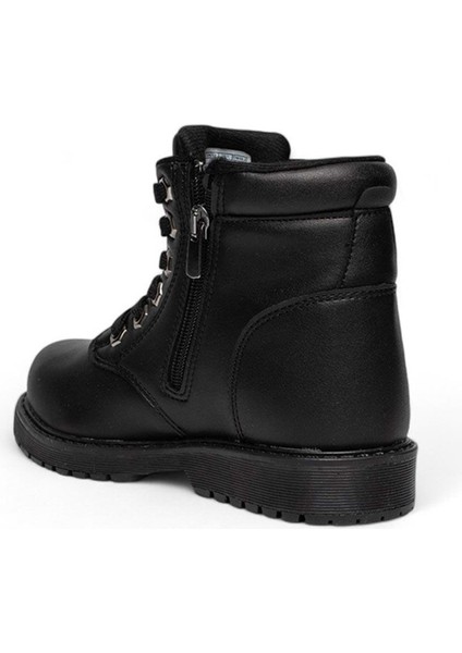 Soğuğa Dayanıklı Fermuarlı Kışlık Çocuk Günlük Rahat Bot - Siyah - 30 modelleri
