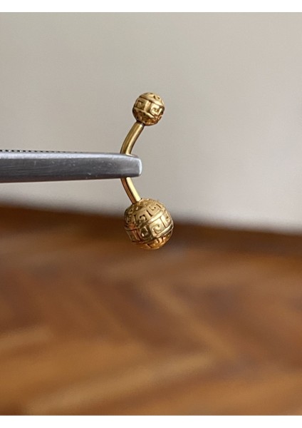 316 L Cerrahi Çelik Yuvarlak Göbek Piercingi