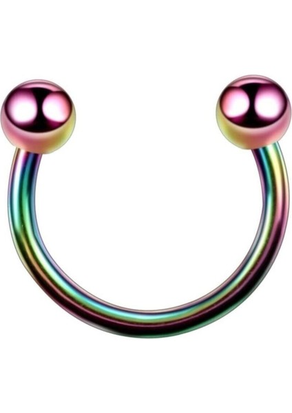 316 Cerrahi Çelik Kıkırdak Dudak Tragus Piercing 12 mm