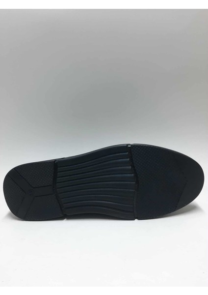 Hakiki Deri Bağcıksız Rahat Siyah Renk Kauçuk Taban Esnek Kışlık Erkek Ayakkabı C-45251279HSA fırsatları