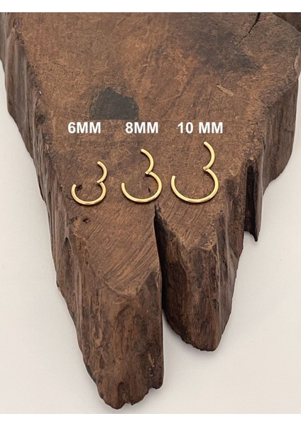 Paslanmaz Kararmaz Cerrahi Çelik Tam Halka Kıkırdak Tragus Helix Piercing modelleri