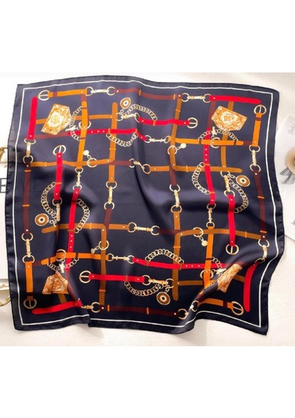 Desenli Şal-Fular 90X90