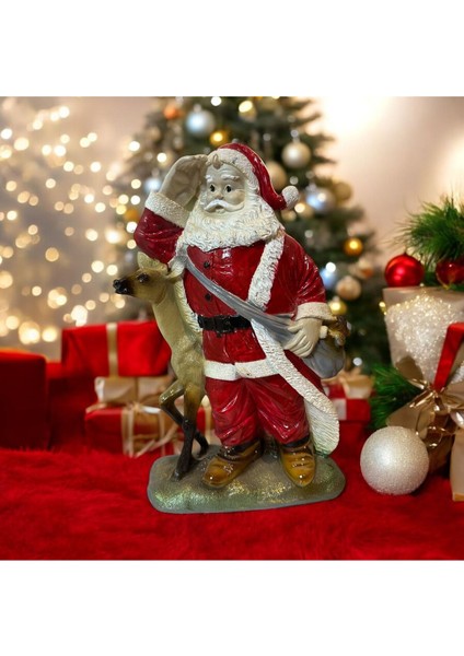 Dekoratif Polyester Tekli Noel Baba Biblo indirimleri