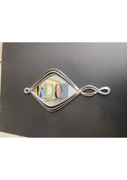 Dekoratif Polyester Tekli Büyük Boy Su Yolu Ayna Gümüş fiyatları