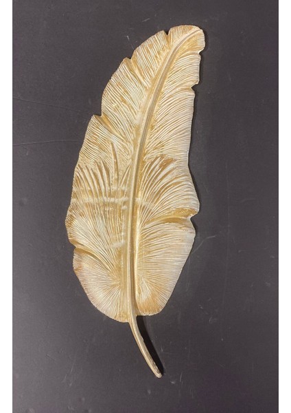 Dekoratif Polyester Tekli Duvara Asmalı Yaprak Krem Eskitme fırsatları