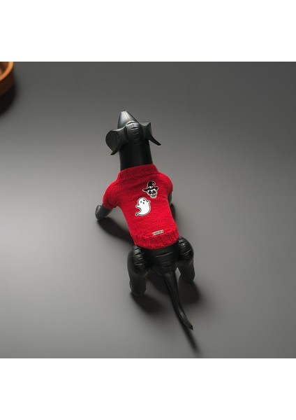 Kedi ve Köpek Için Kırmızı Cadılar Bayramı Kazağı fırsatları