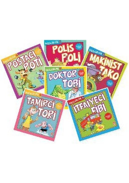 Meslekler Set (6 Kitap Takım)