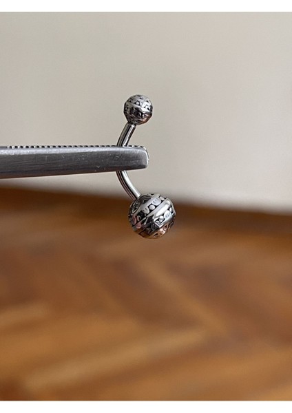 316 L Cerrahi Çelik Yuvarlak Göbek Piercingi