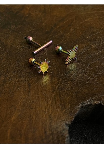 316 L Cerrahi Çelik Piercing Kıkırdak Helix Tragus Conch Figürlü Piercing fiyatları