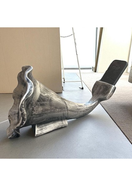 Dekoratif Polyester Akustik Gramofon Silver-Siyah Eskitme modelleri