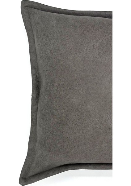 Tokyo - Köşe Hat Dikişli Suni Nubuk Deri Kırlent Kılıfı 45X45 / 50X50CM fiyatları