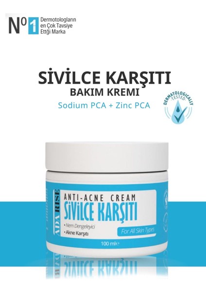 Sivılce Önleyici ve Sivılce Karşıtı Akne Siyah Nokta Giderici Krem 100 ml
