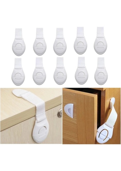 5 Adet Çocuk Kilidi Bebek Güvenlik Koruma Dolap Kilidi Çekmece fiyatları