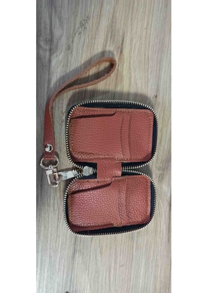 Gerçek Deri Fermuarlı Taba Kartlık fiyatları