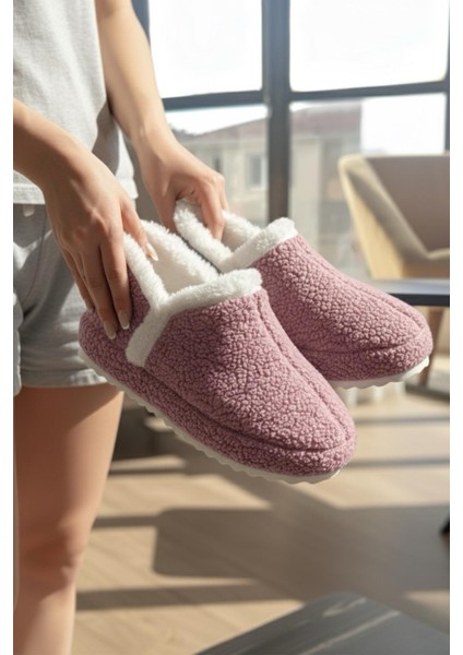 Lory Kadın Ev Botu Peluş Ev Pandufu Ses Yapmaz Taban Sıcak Şık Kürklü Panduf fiyatları