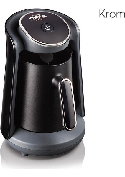 Okka Minio Türk Kahve Makinesi Krom Renk