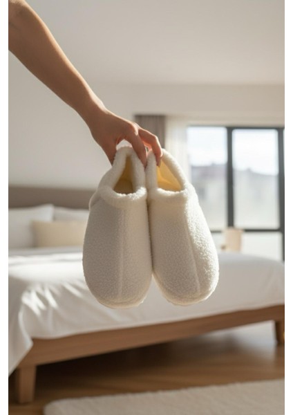 Lory Kadın Ev Botu Peluş Ev Pandufu Ses Yapmaz Taban Sıcak Şık Kürklü Panduf fiyatları