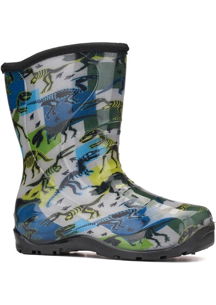 514 Çocuk Okul Öncesi Sıcak Astar Yağmur Çizmesi