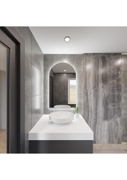 LED Ayna – Kemer Formlu Modern Duvar Aynası