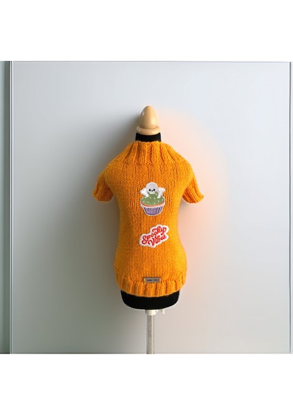 Kedi ve Köpek Için Turuncu Cadılar Bayramı Kazağı