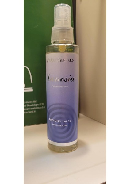 Vanesia Talc Perfume Kedi ve Köpekler Için Talk Pudrası Kokulu Parfüm 150 ml