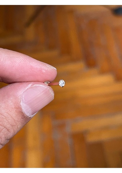 316 Cerrahi Çelik Tragus Helix Kıkırdak Conch Minimal Tek Taş Piercing fiyatları