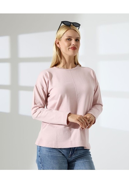 Ortadan Dikişli Kadın Triko Kazak fiyatları