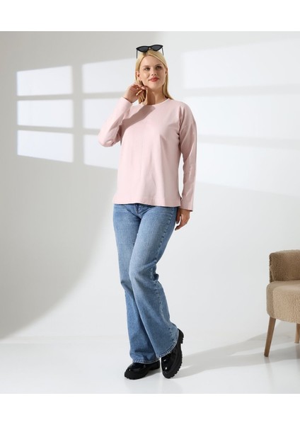 Ortadan Dikişli Kadın Triko Kazak fırsatları