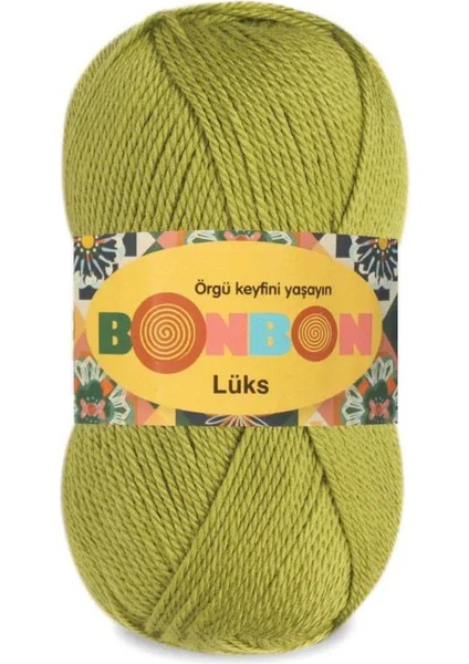 Bonbon Lüks Patik Ipi Yünü Açık Yeşil 98229